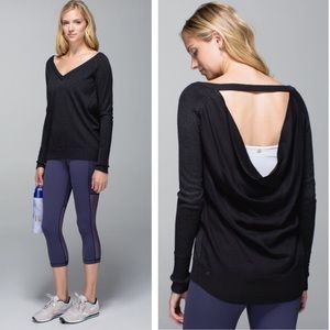 Lululemon draped cowl sweater